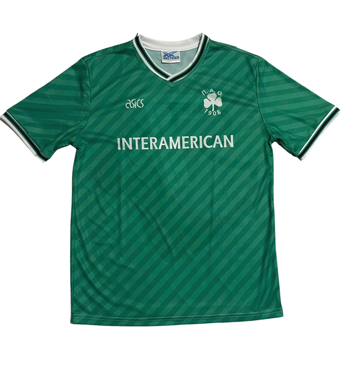 Panathinaikos Shirt 1991-1992 European Cup - Retro Jerseys, φανέλα Παναθηναϊκός