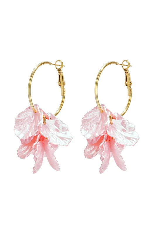 "Paradise" earrings pink