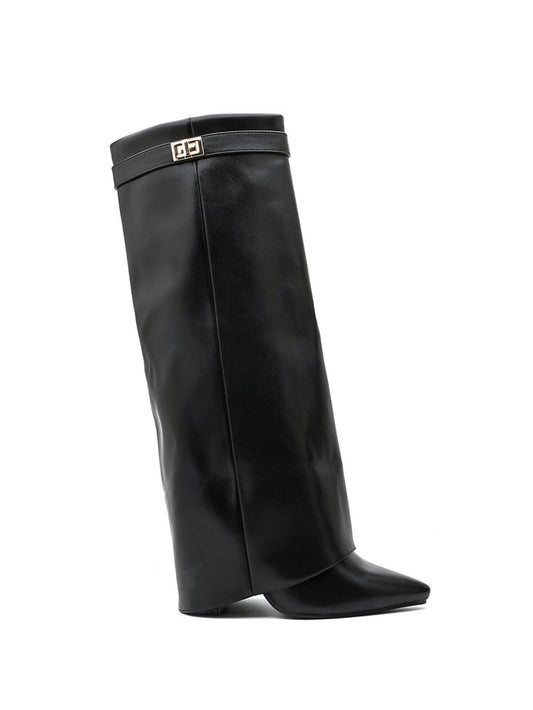 "Paris" high boots black