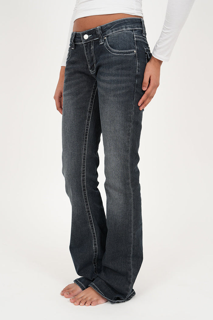 "Parker" flared jeans dark blue tall