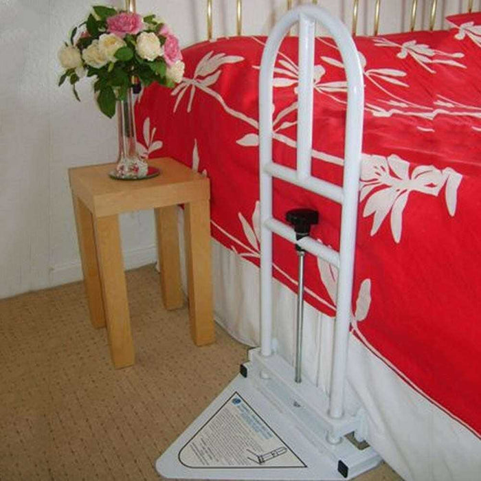 Alternative view of Parnell Premier Bed Rail, showing different angle or usage.