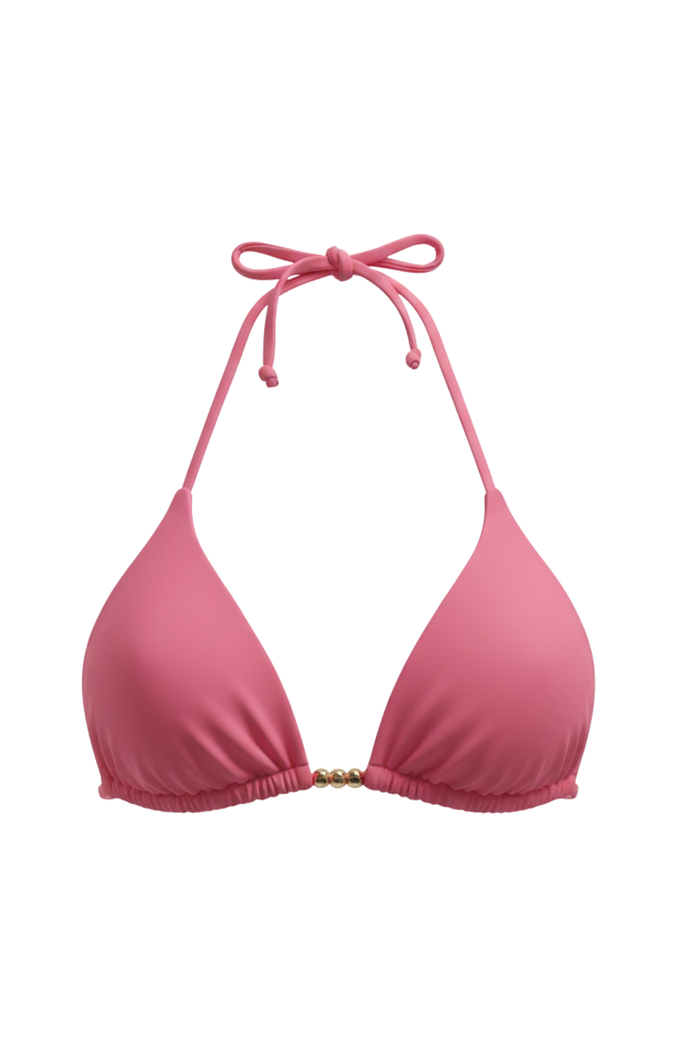 "Peachy" bikini top coral