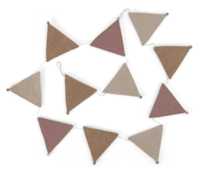 Pennant Garland - Pale Rose
