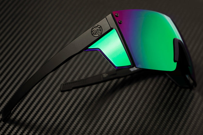Heat Wave Visual Piff lens tint shown on a Lazer Face frame