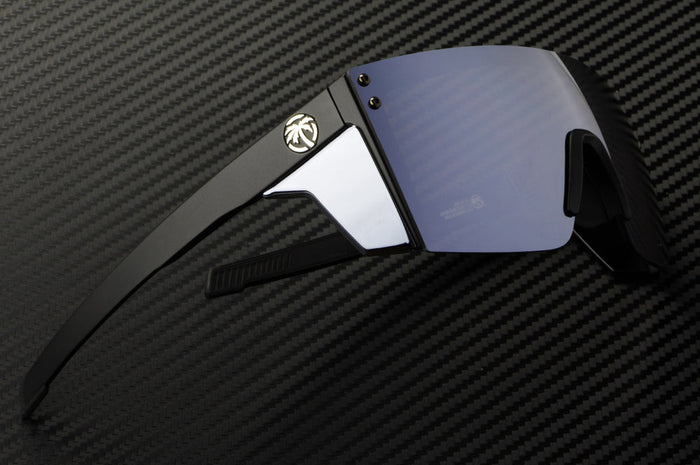 Heat Wave Visual polarized silver lens tint example on a Lazer Face frame