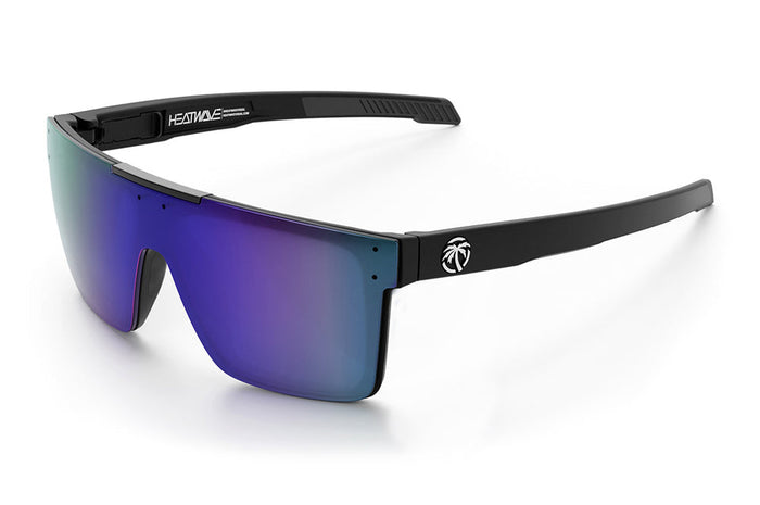 Front view of the Heat Wave Performance Quatro ANSI Z87+ safety sunglasses with ultra violet lens