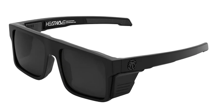 Heat Wave Performance Rayth ANSI Z87+ safety sunglasses with black lens