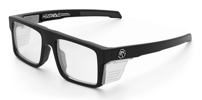 Heat Wave Performance Rayth ANSI Z87+ safety glasses with clear anti-fog lens