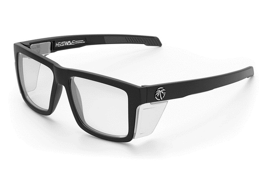 Animation of the Heat Wave Visual Performance Vise Z87+ photochromic lens darkening