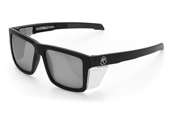 Heat Wave Visual Performance Vise Z87+ sunglasses with photochromic lens and side shields, angled view