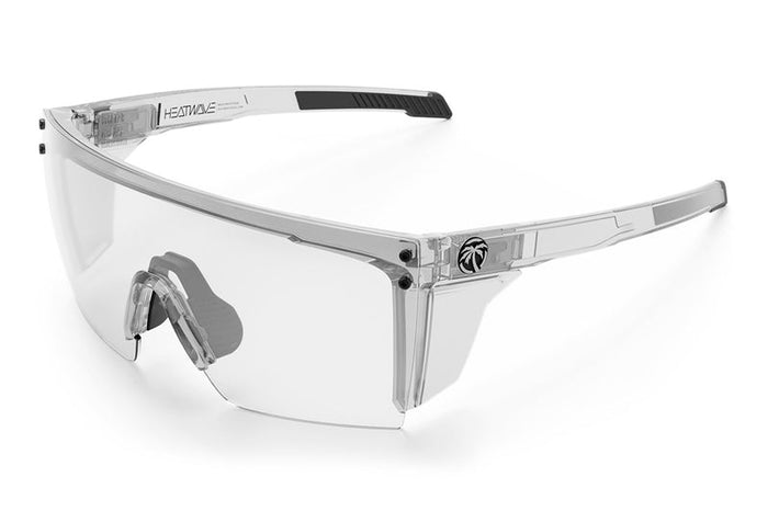 Heat Wave Visual Performance XL Lazer Face ANSI Z87+ sunglasses with anti-fog clear lens and side shields