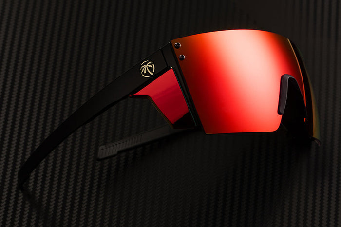 Heat Wave Visual polarized red and orange firestorm lens tint example