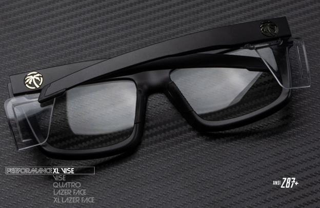 Heat Wave Visual Performance XL Vise polarized silver sunglasses, additional product image