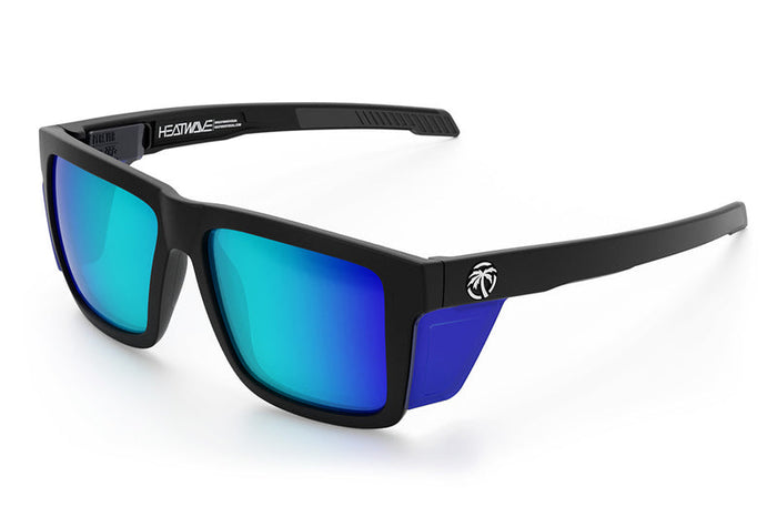 Heat Wave Visual Performance XL Vise ANSI Z87+ sunglasses with galaxy lens and side shields