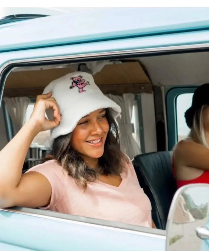 Peter Grimm Grateful Dead Pink Bear Bucket - Bucket Hat - Hatcountry