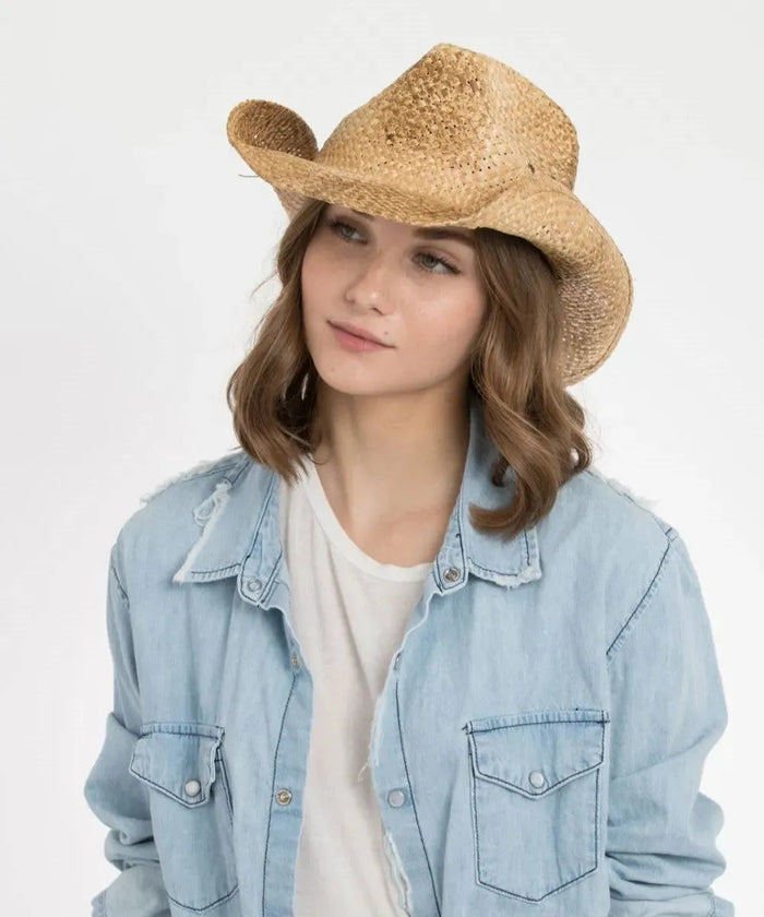 Peter Grimm Maverick - Straw Cowboy Hat - Hatcountry