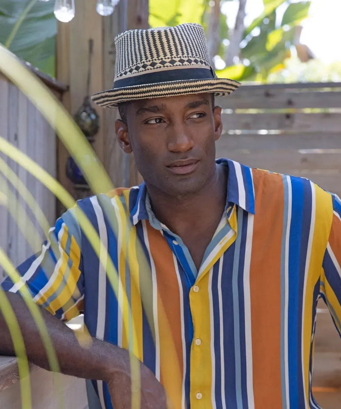 Peter Grimm Mazatlan - Straw Fedora Hat - Hatcountry