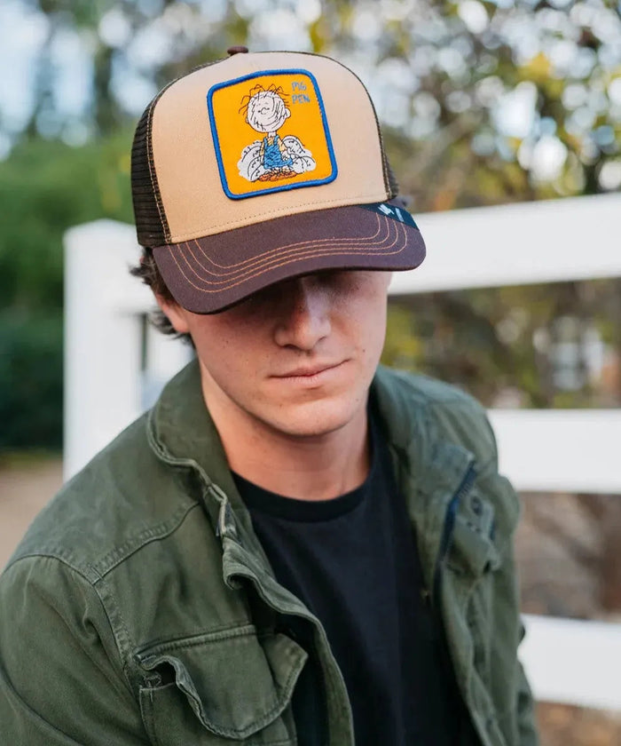 Peter Grimm Peanuts Pig Pen (Brown) - Trucker Cap - Hatcountry