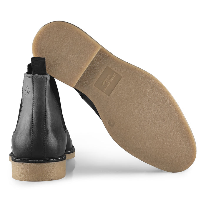 Pimlico Leather Chelsea Boots - Black