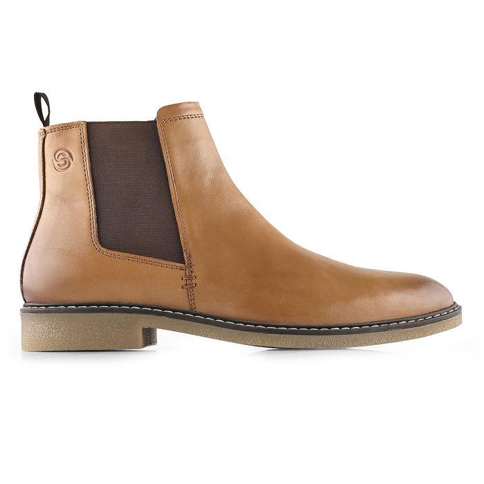 Pimlico Leather Chelsea Boots - Tan