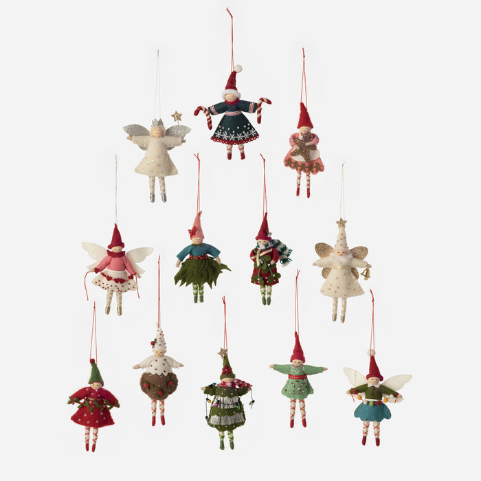 Pixie Ornament, Set of 12 Assorted
