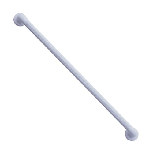 Angled view of Plastic Fluted Grab Rail-915mm 36 showing its shape, whether straight, curved or right-angled.