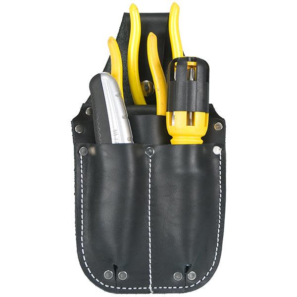 Occidental Leather Pocket Caddy tool pouch in black, jobsite organizer for hand tools