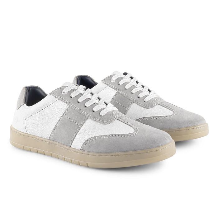 Polar Leather Smart Casual Trainers - White