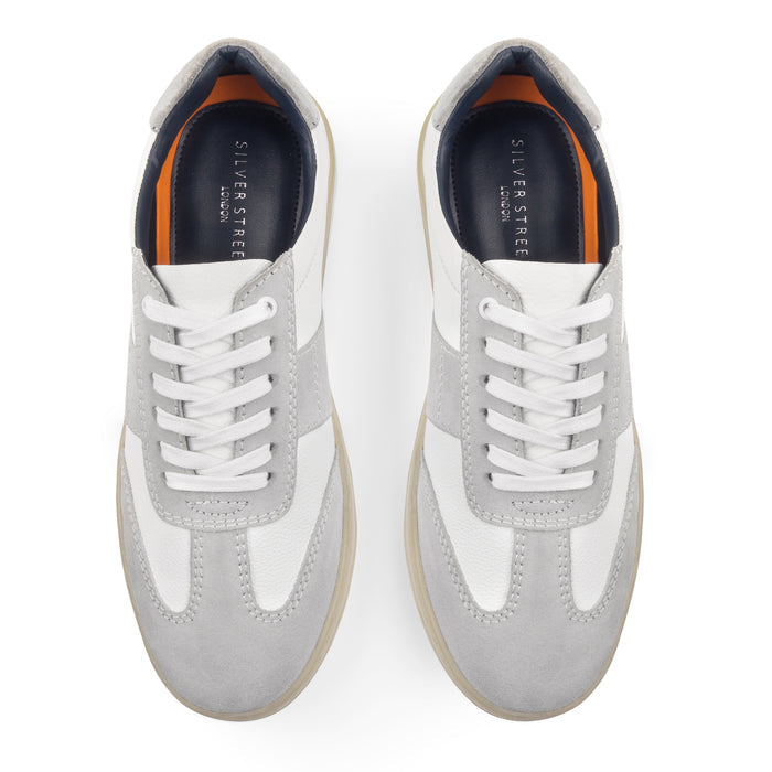 Polar Leather Smart Casual Trainers - White