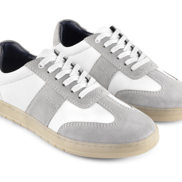 Polar Leather Smart Casual Trainers - White