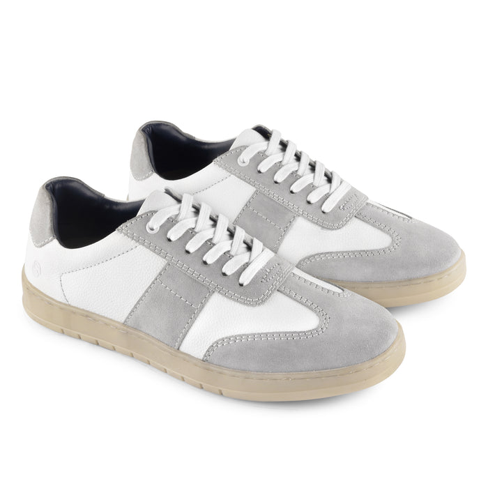 Polar Leather Smart Casual Trainers - White