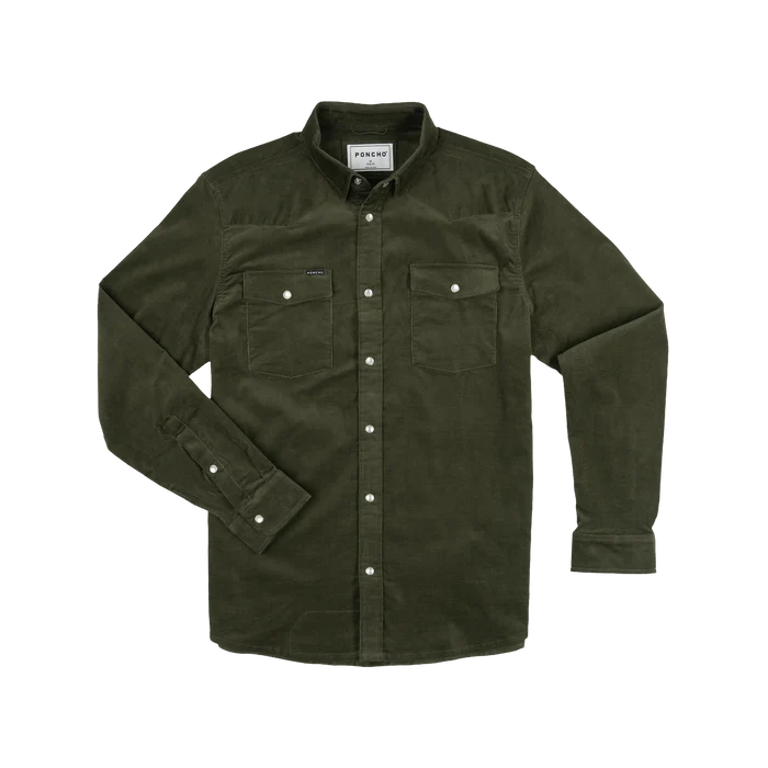 Poncho Western Corduroy Shirt - The Zilker