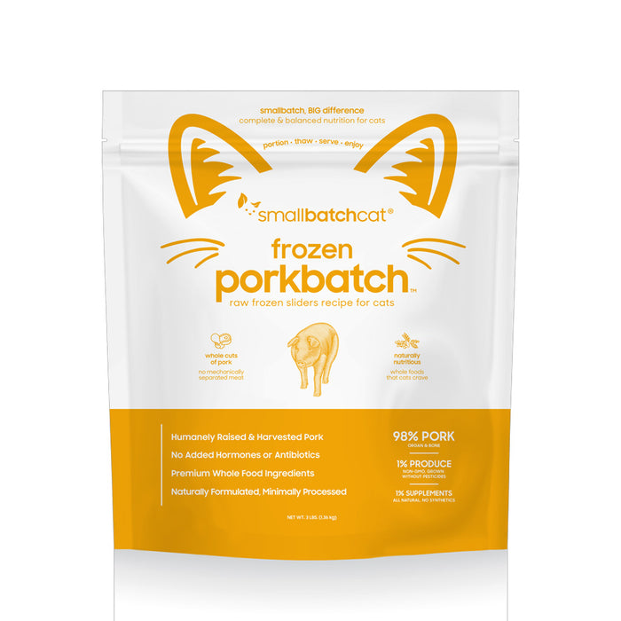 *Pork Batch Frozen Raw for Cats