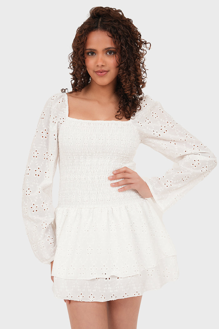 "Portofino" dress white