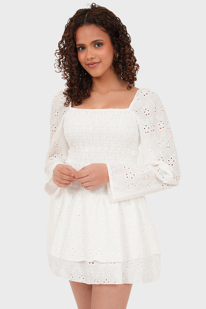"Portofino" dress white