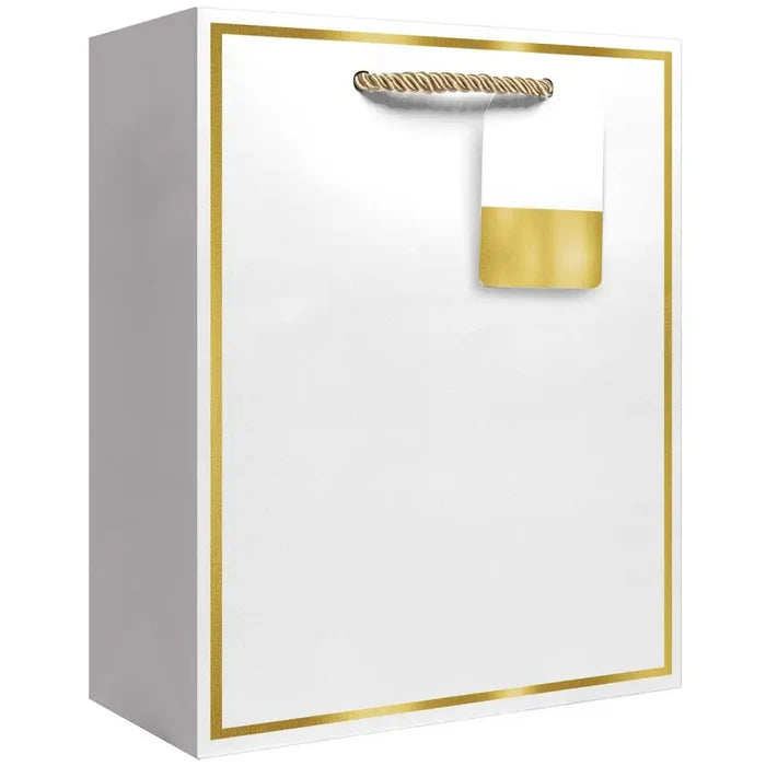 Premium Medium Euro Bags - Solid Matte - White