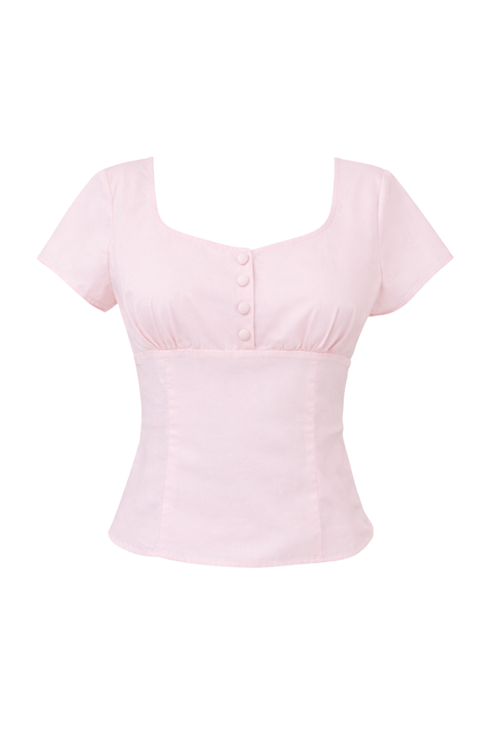 “Pretty in pink” top