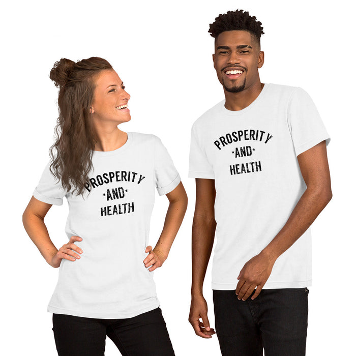 Prosperity And Health Couple Tees - Take 2 - Bloom Seventy Seven