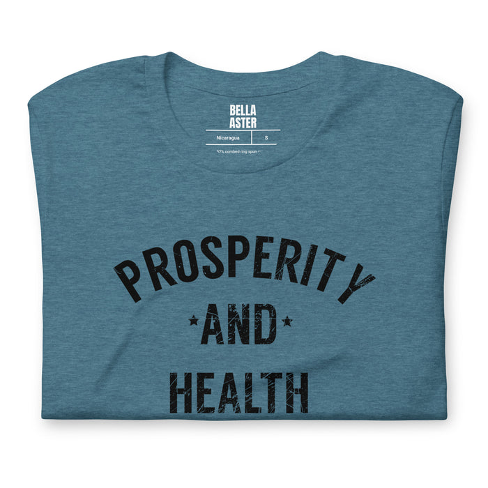 Prosperity And Health Couple Tees - Take 2 - Bloom Seventy Seven