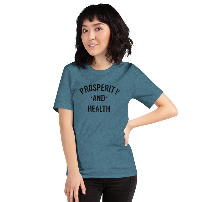 Prosperity And Health Couple Tees - Take 2 - Bloom Seventy Seven