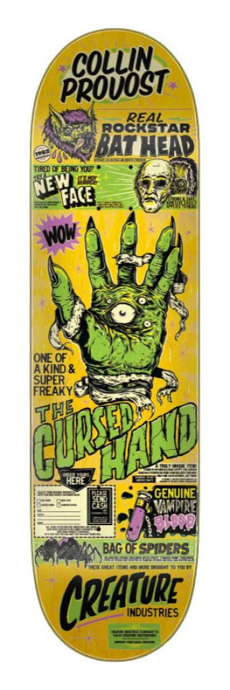 Provost Cursed Hand Deck 8.47"