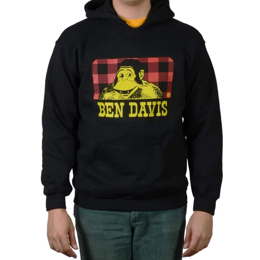 Ben Davis Lumberjack pullover hoodie sweatshirt in black