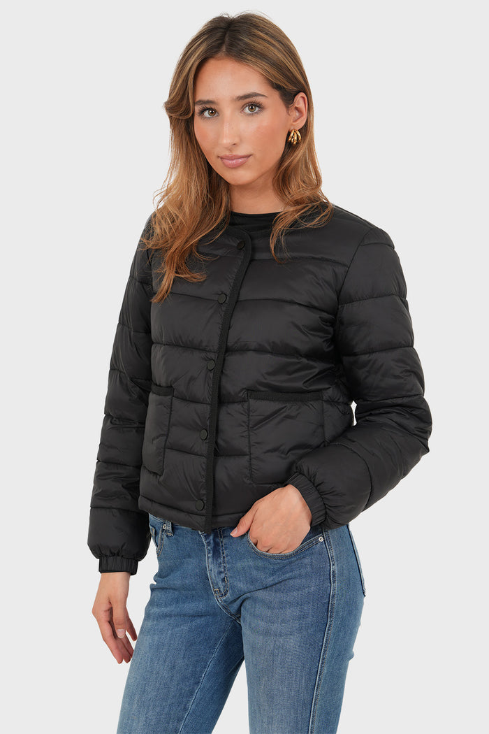 "Pullover" puffer black