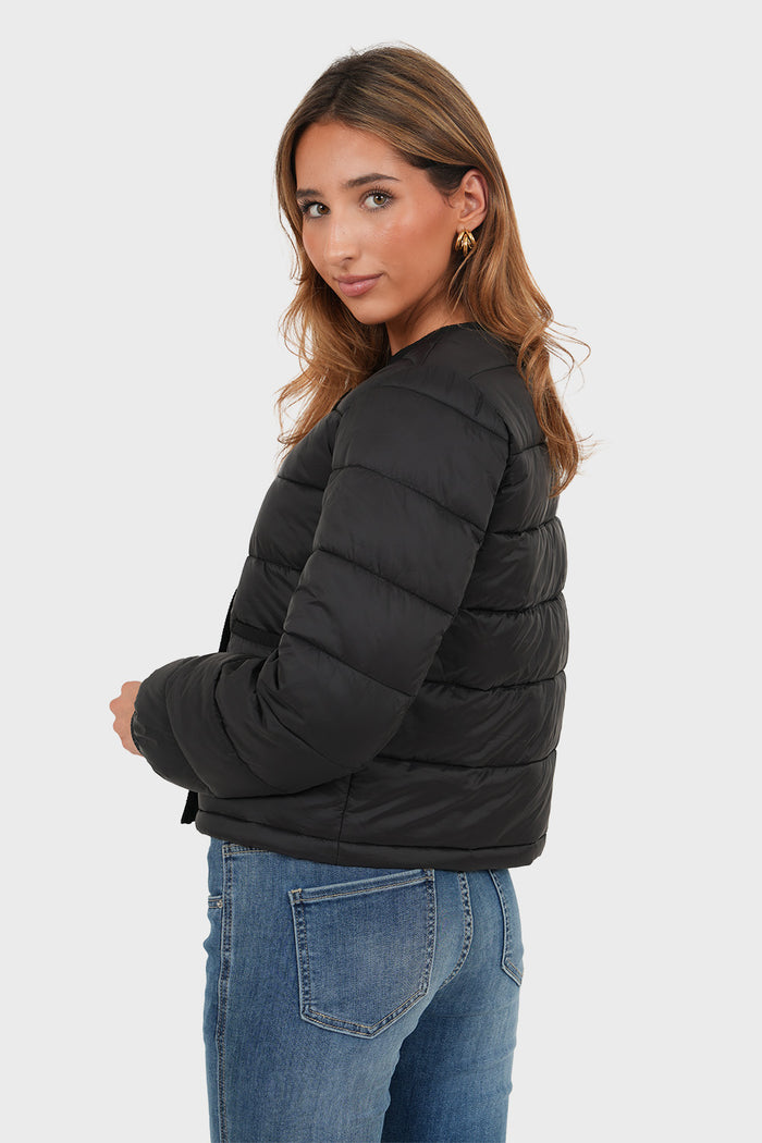 "Pullover" puffer black
