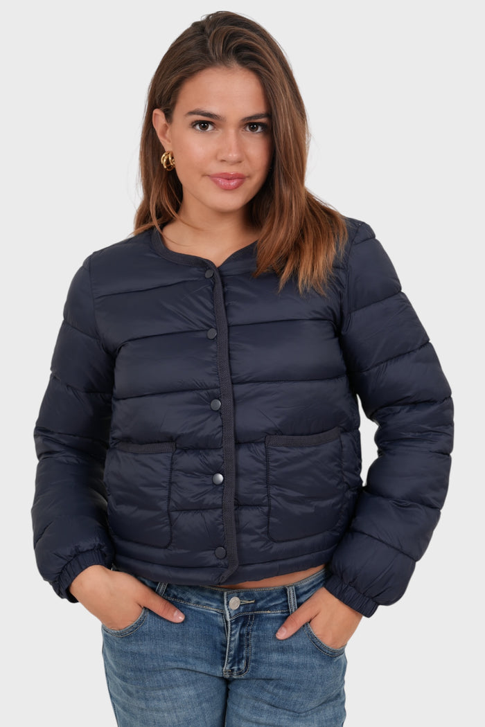 "Pullover" puffer navy