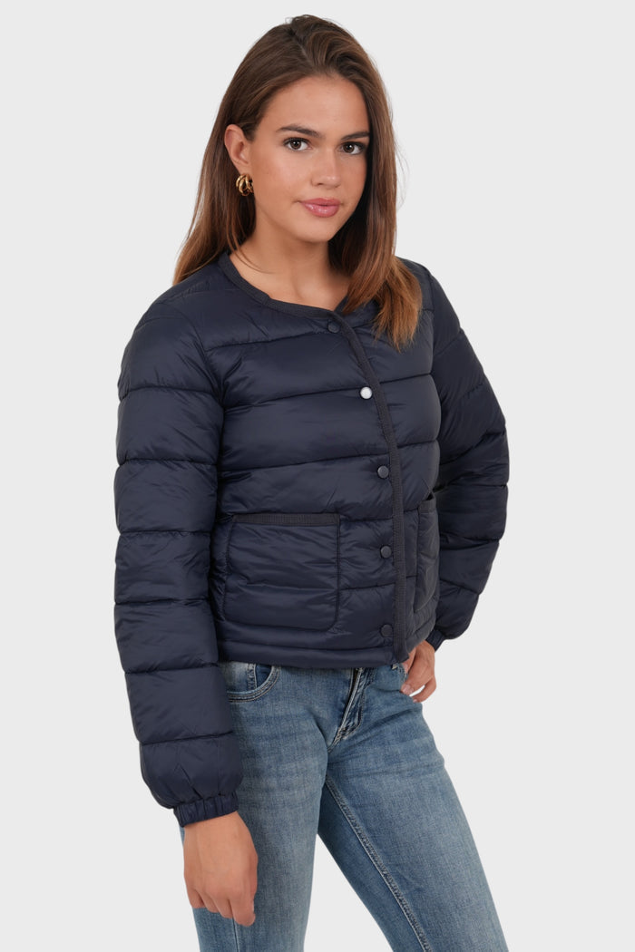 "Pullover" puffer navy