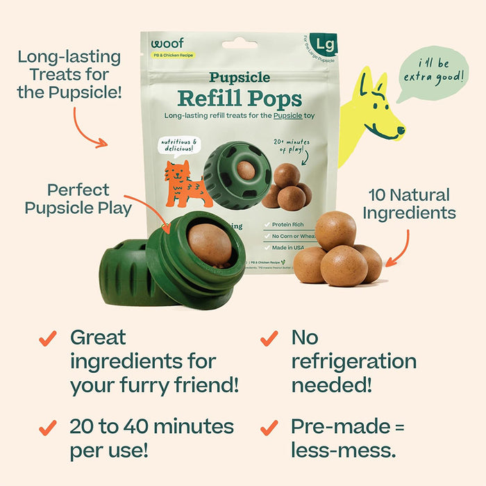 *Pupsicle Pops Refills Peanut Butter & Chicken Recipe