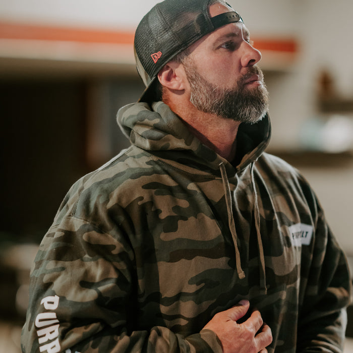 Purpose-Built camo logo hoodie, additional product image