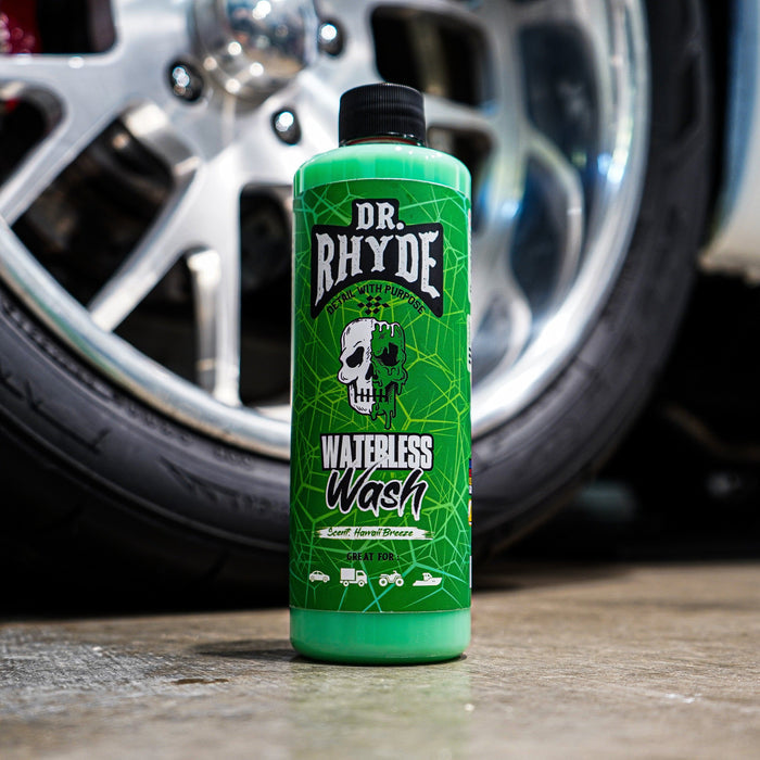 Dr. Rhyde quick detailer and waterless wash in Hawaii Breeze scent