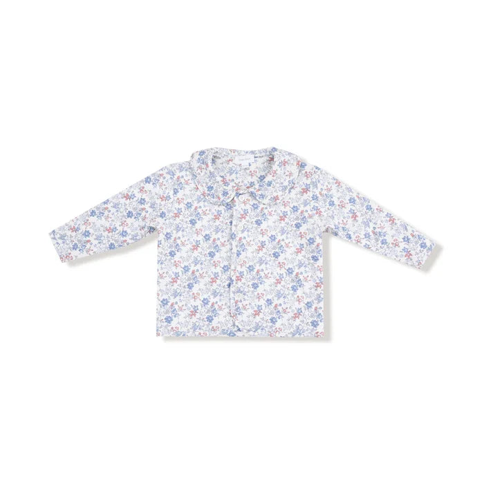 Quilted Jacket with Peter Pan Collar
